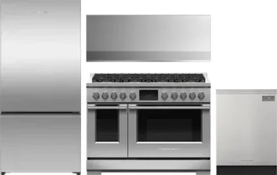 4 Piece Package Includes Refrigerator, Range, Hood And Dishwasher
